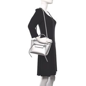 Celine Silver Nano Belt Bag Calfskin reg $2,200.00